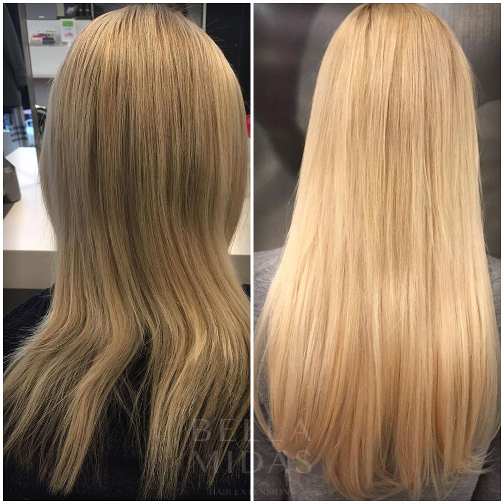 Haarverlängerung Hair Extensions BELLA MIDAS