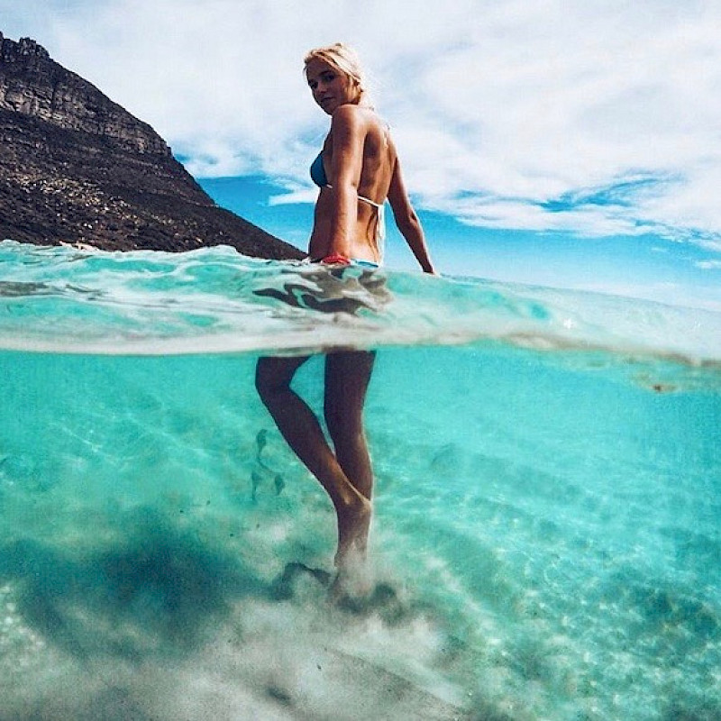 Sonne, Strand und Meer mit Extensions