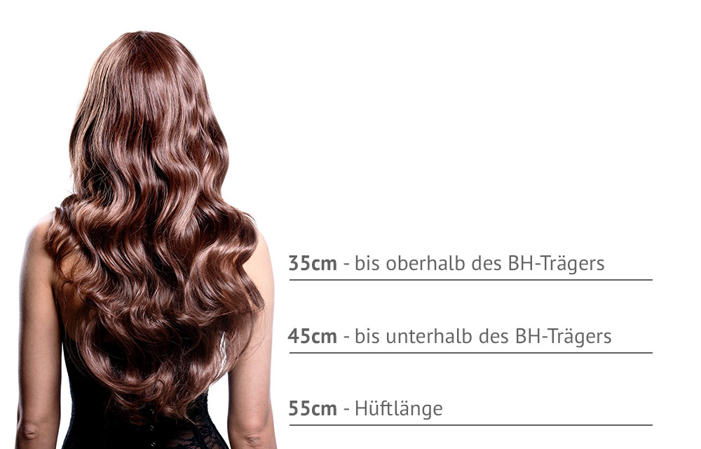 Haarlängen-Tabelle | Extensions | Haarverlängerung | BELLA MIDAS
